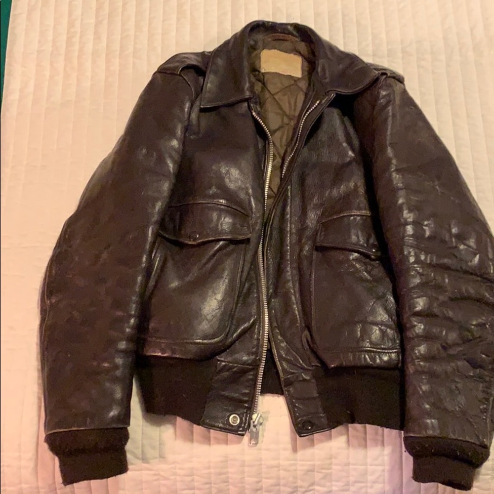 Vintage Schott bomber flight jacket